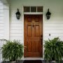 door staining services